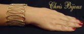 Bracelete Aros Dourado